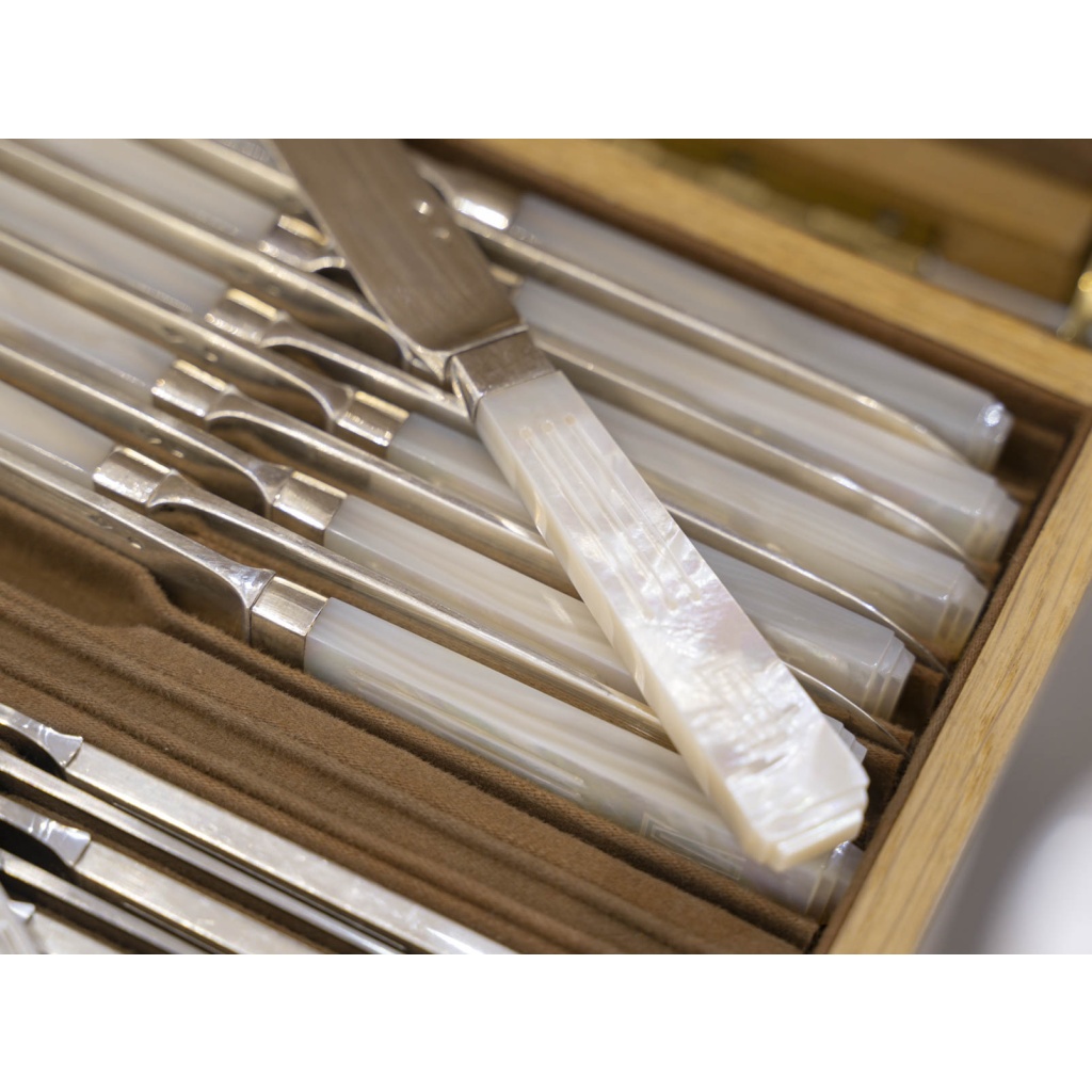 ORFEVRE SAVARY & FILS MENAGERE 191 PIECES ARGENT MASSIF EPOQUE 1930 22