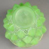 1927 René Lalique – Vase Rampillon Verre Vert Opalescent Peppermint Patiné Blanc 12