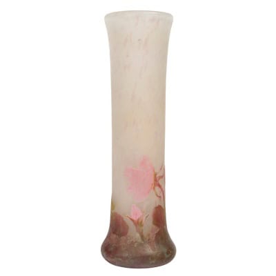 DAUM Nancy vase « roses » DAUM Nancy vase « roses »