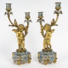 Garniture de cheminée en émail cloisonné, Circa 1860 19
