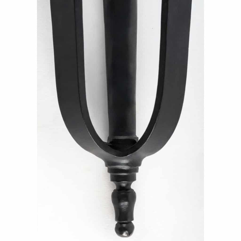 1940 Paire d&rsquo;appliques murales en fer forgé Maison Cheret 6