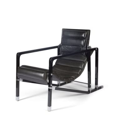 EILEEN GRAY designer & ECART INTERNATIONAL -Fauteuil  » Transat » 1927