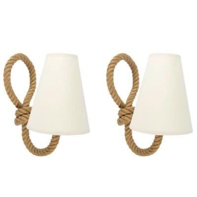 Paire d’appliques Audoux et Minet des années 1950 Paire d’appliques Audoux et Minet des années 1950