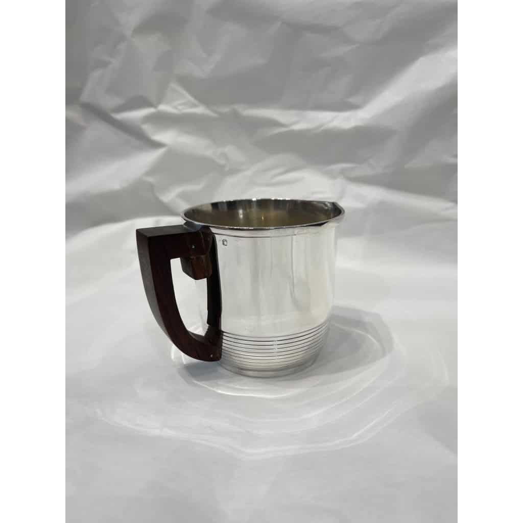 Fouquet Lapar – Service thé café 4 pièces argent massif ART DECO 27