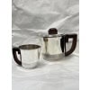 Fouquet Lapar – Service thé café 4 pièces argent massif ART DECO 56