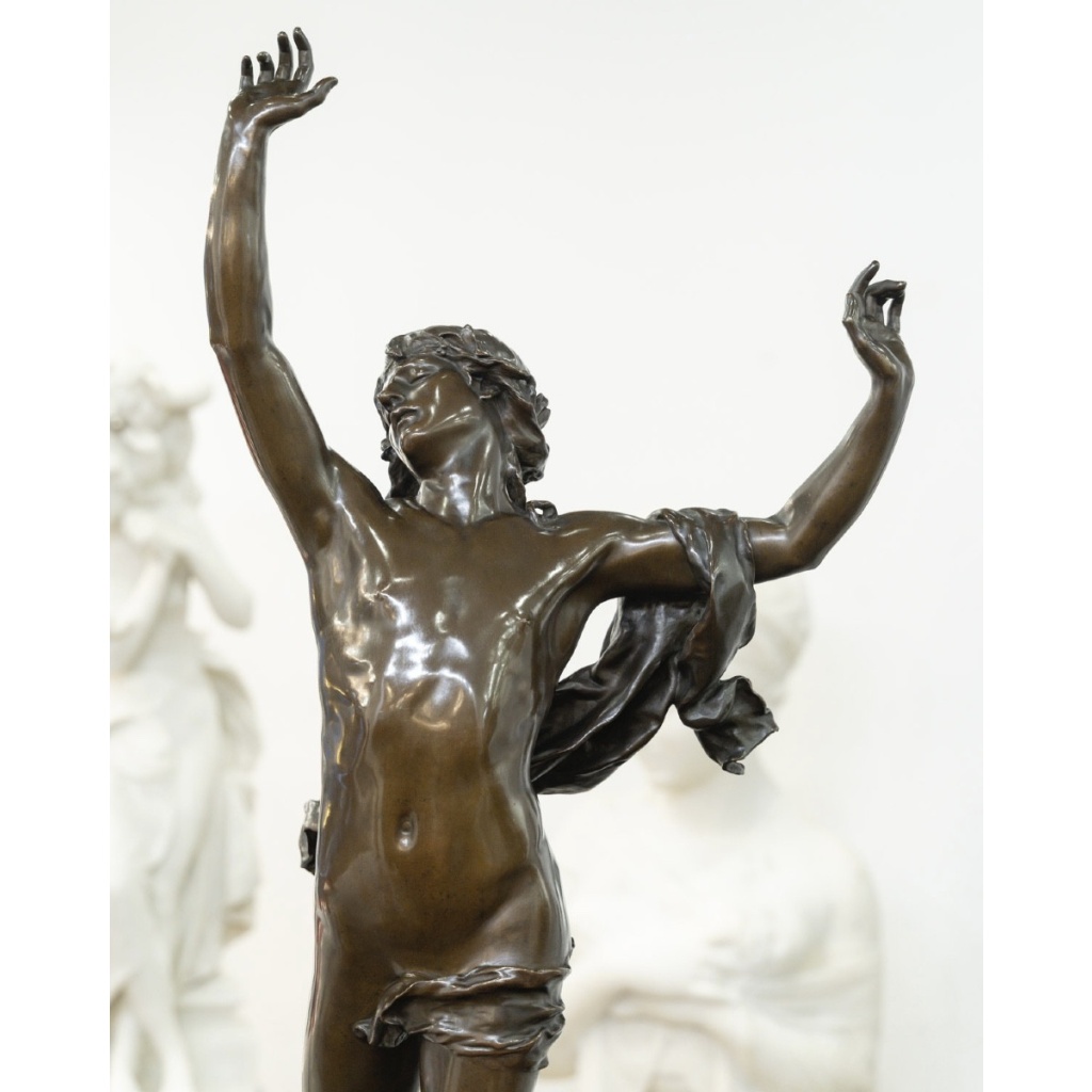 Sculpture – Orphée Aux Enfers , Charles Raoul Verlet (1857-1923) , F.Barbedienne – Bronze 5 Sculpture – Orphée Aux Enfers , Charles Raoul Verlet (1857-1923) , F.Barbedienne – Bronze 5