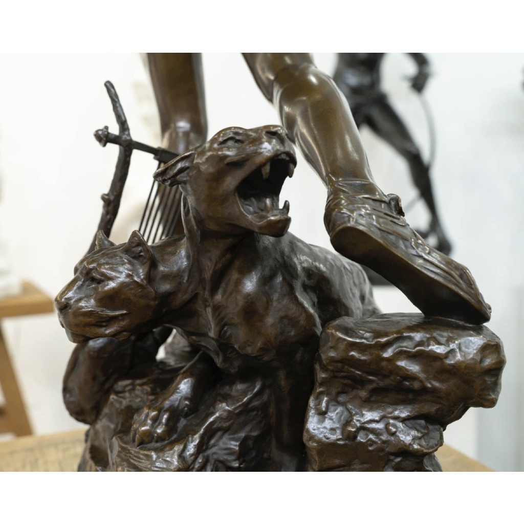 Sculpture – Orphée Aux Enfers , Charles Raoul Verlet (1857-1923) , F.Barbedienne – Bronze 10 Sculpture – Orphée Aux Enfers , Charles Raoul Verlet (1857-1923) , F.Barbedienne – Bronze 10