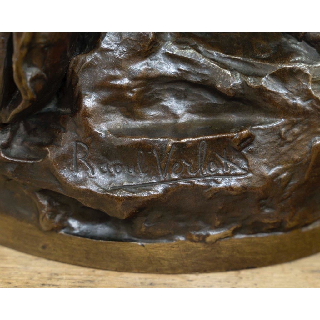 Sculpture – Orphée Aux Enfers , Charles Raoul Verlet (1857-1923) , F.Barbedienne – Bronze 12 Sculpture – Orphée Aux Enfers , Charles Raoul Verlet (1857-1923) , F.Barbedienne – Bronze 12
