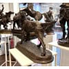 Sculpture – Chien Setter Au Gibier , Jules Moigniez (1835-1894) – Bronze 17