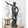 Sculpture – David Vainqueur De Goliath , Marius – Jean – Antonin Mercié (1845-1916) – Bronze 10