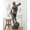 Sculpture – David Vainqueur De Goliath , Marius – Jean – Antonin Mercié (1845-1916) – Bronze 14