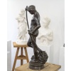 Sculpture – David Vainqueur De Goliath , Marius – Jean – Antonin Mercié (1845-1916) – Bronze 15