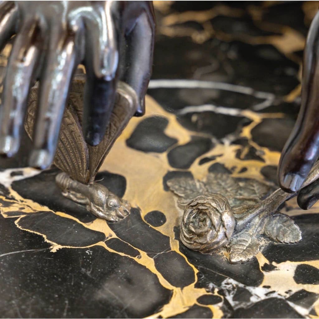 Sculpture – L&rsquo; Amour Saisissant Un Papillon , Antoine Denis Chaudet (1763-1810) – Bronze 10