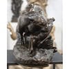 Sculpture – Tigre Surprenant Une Antilope , Antoine – Louis Barye , F.Barbedienne – Bronze 18