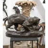 Sculpture – Tigre Surprenant Une Antilope , Antoine – Louis Barye , F.Barbedienne – Bronze 20