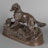 Sculpture – Chien À L&rsquo; Arrêt , Pierre – Jules Mêne (1810-1879) – Bronze 16
