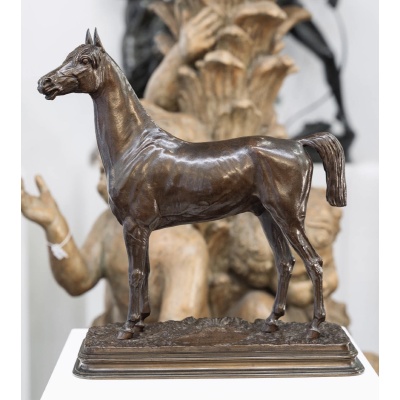 Sculpture – Le Cheval Kaolin , Alfred Dubucand (1828 – 1894) – Bronze Sculpture – Le Cheval Kaolin , Alfred Dubucand (1828 – 1894) – Bronze