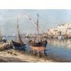 MALFROY Henry Tableau de Marine « vue de Provence » Huile sur toile signée Certificat d&rsquo;authenticité. 15