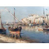 MALFROY Henry Tableau de Marine « vue de Provence » Huile sur toile signée Certificat d&rsquo;authenticité. 16