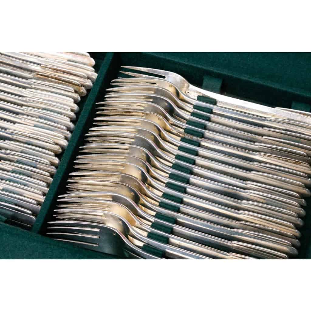 FJERDINGSTAD – Ménagère 78 pièces argent massif Epoque ART DECO 7 FJERDINGSTAD – Ménagère 78 pièces argent massif Epoque ART DECO 7