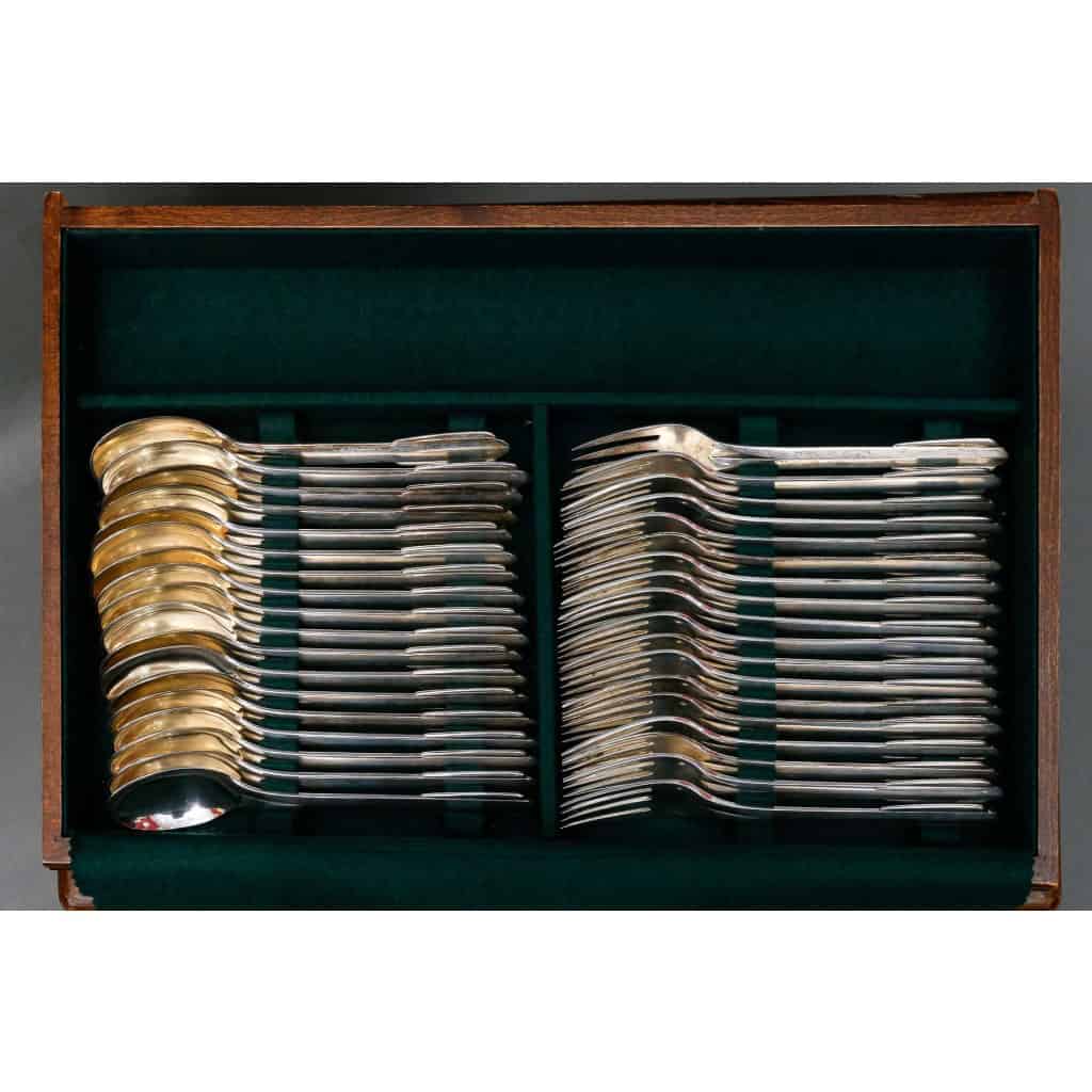 FJERDINGSTAD – Ménagère 78 pièces argent massif Epoque ART DECO 8 FJERDINGSTAD – Ménagère 78 pièces argent massif Epoque ART DECO 8