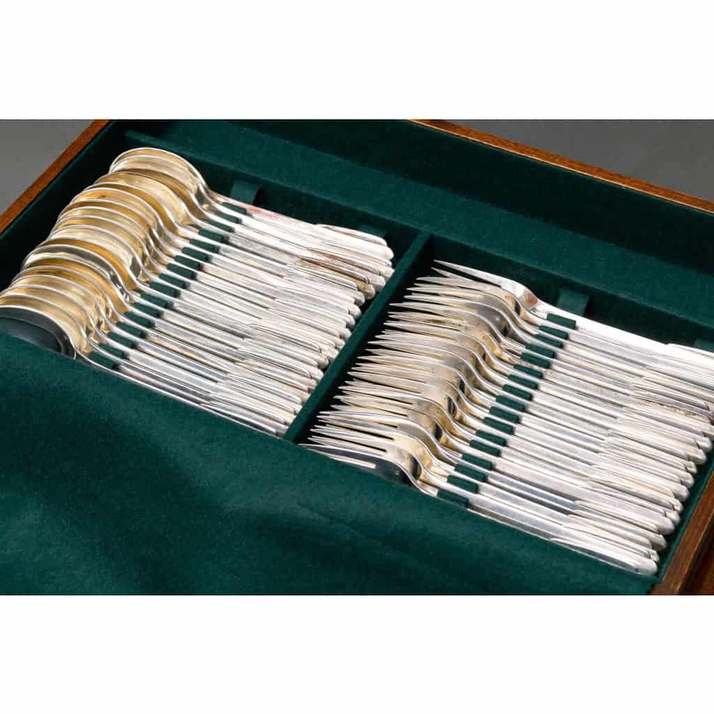 FJERDINGSTAD – Ménagère 78 pièces argent massif Epoque ART DECO 9 FJERDINGSTAD – Ménagère 78 pièces argent massif Epoque ART DECO 9