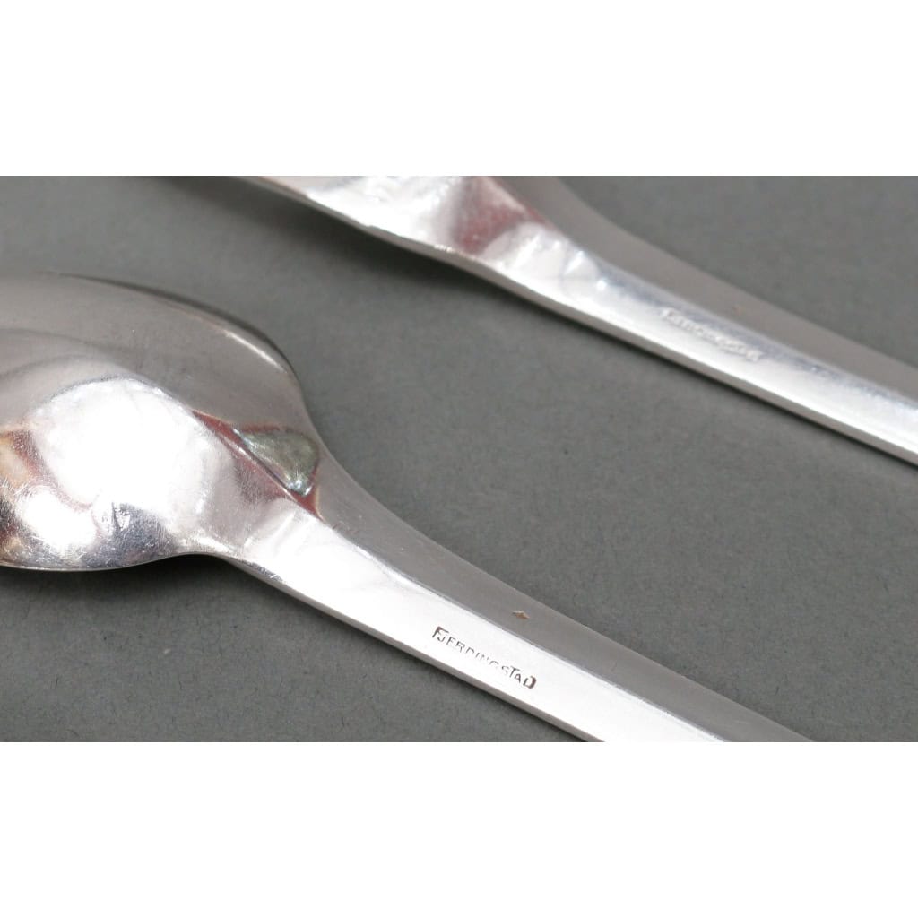 FJERDINGSTAD – Ménagère 78 pièces argent massif Epoque ART DECO 18 FJERDINGSTAD – Ménagère 78 pièces argent massif Epoque ART DECO 18