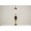 Maison Charles. Lampe oeuf signée en bronze et résine. Années 1970 11