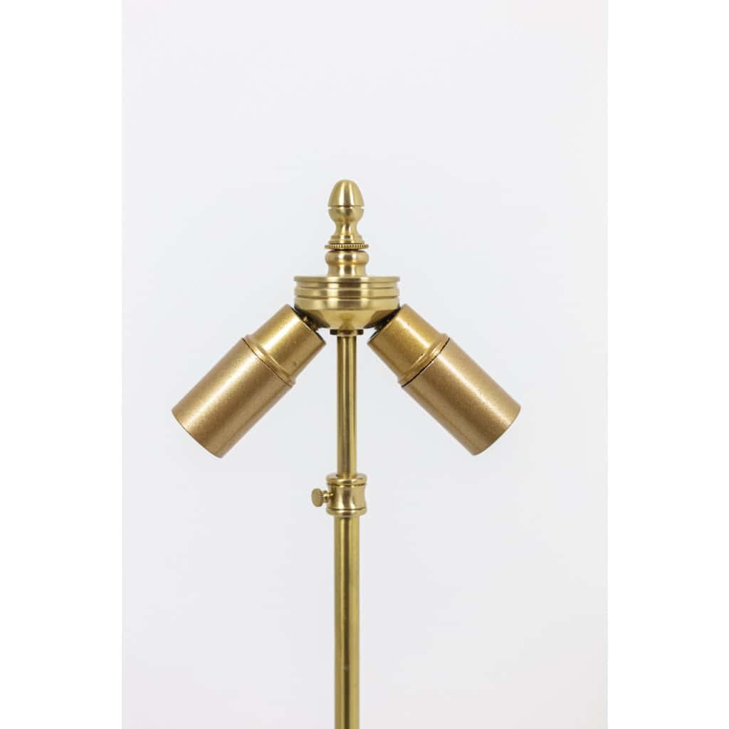 Lampe en porcelaine céladon craquelée et bronze doré, circa 1880 6