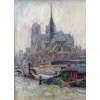 MORTON-JOHNSON Francis Paris Notre-Dame vue des quais de Seine Huile sur carton signée Certificat d’authenticité 25 MORTON-JOHNSON Francis Paris Notre-Dame vue des quais de Seine Huile sur carton signée Certificat d’authenticité 25