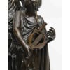 Sculpture en bronze représentant Orphée et Eurydice. 18