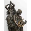 Sculpture en bronze représentant Orphée et Eurydice. 15