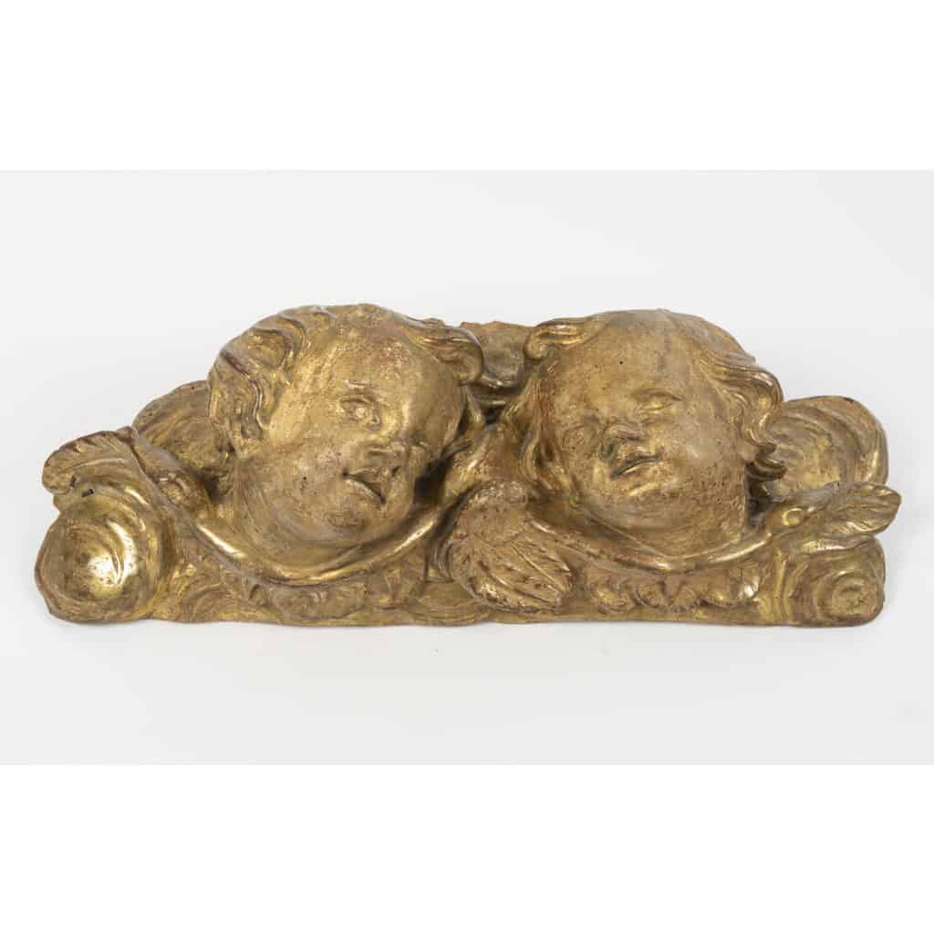 Paires d&rsquo;anges en bois sculpté et doré à la feuille d’or – D&rsquo;époque 17ème 3