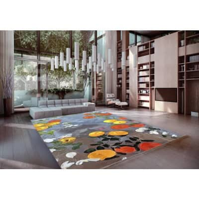 Tapis d’artiste d’Isabelle DELANNOY – Fleurs du Bien n°26 – Édition N°1/3, Manufacture Pinton Tapis d’artiste d’Isabelle DELANNOY – Fleurs du Bien n°26 – Édition N°1/3, Manufacture Pinton