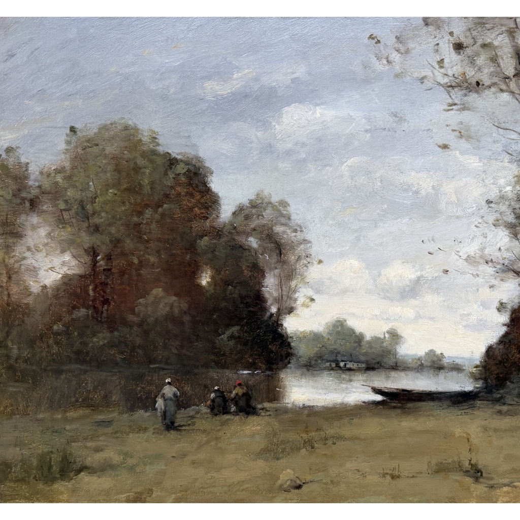 TROUILLEBERT Paul Desire Tableau 19è Ecole Barbizon Lavandières Bord Du Fleuve Huile Certificat 14 TROUILLEBERT Paul Desire Tableau 19è Ecole Barbizon Lavandières Bord Du Fleuve Huile Certificat 14