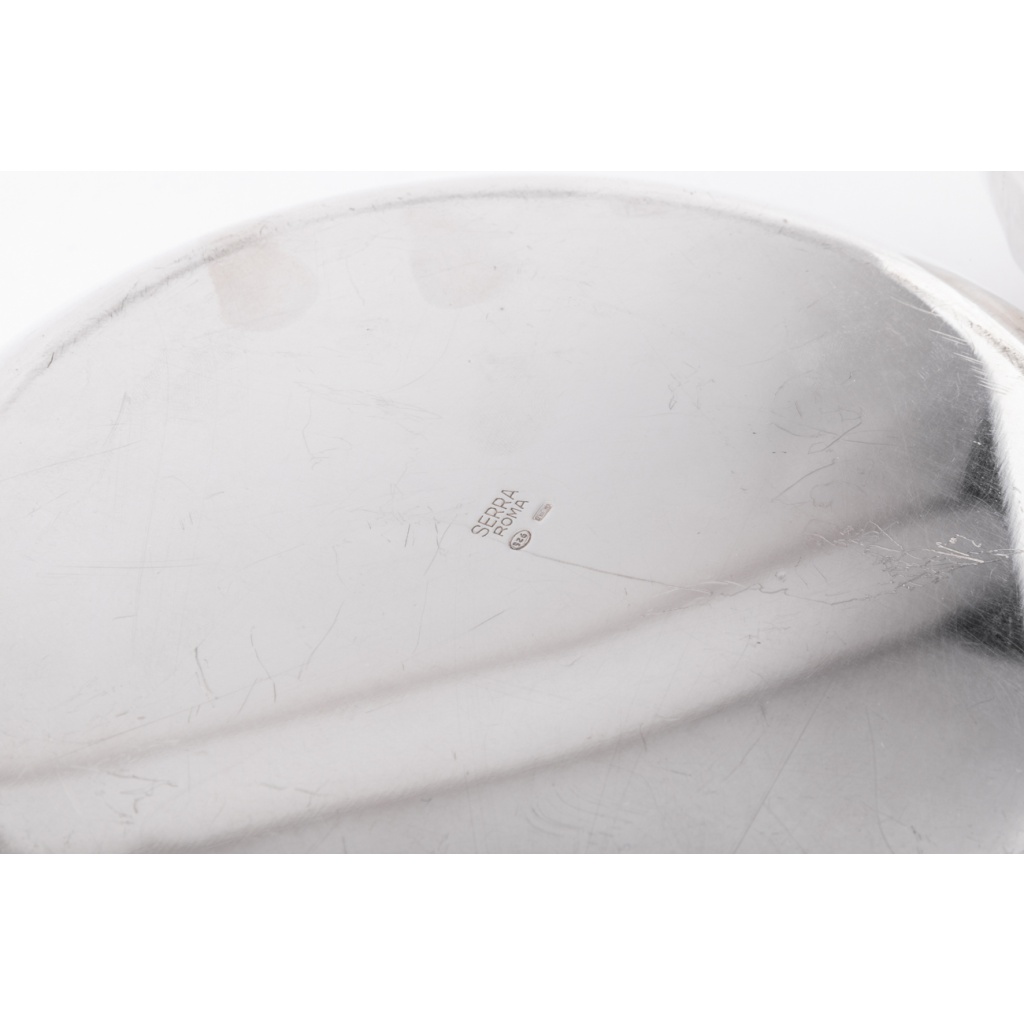 Coffret en argent massif martelé Italie du Nord Epoque XXe 15