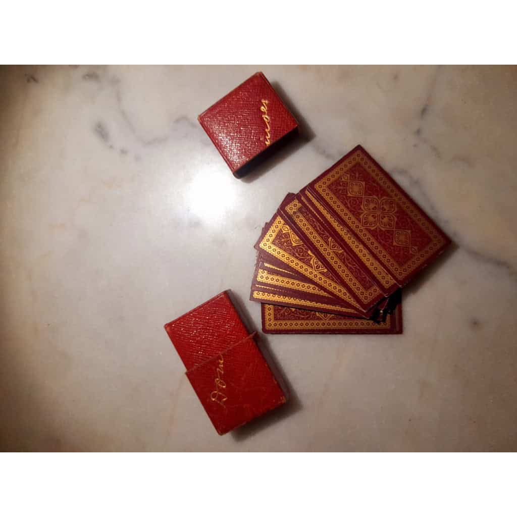 Dominos de voyage en papier, vers 1900, édités à Paris 6