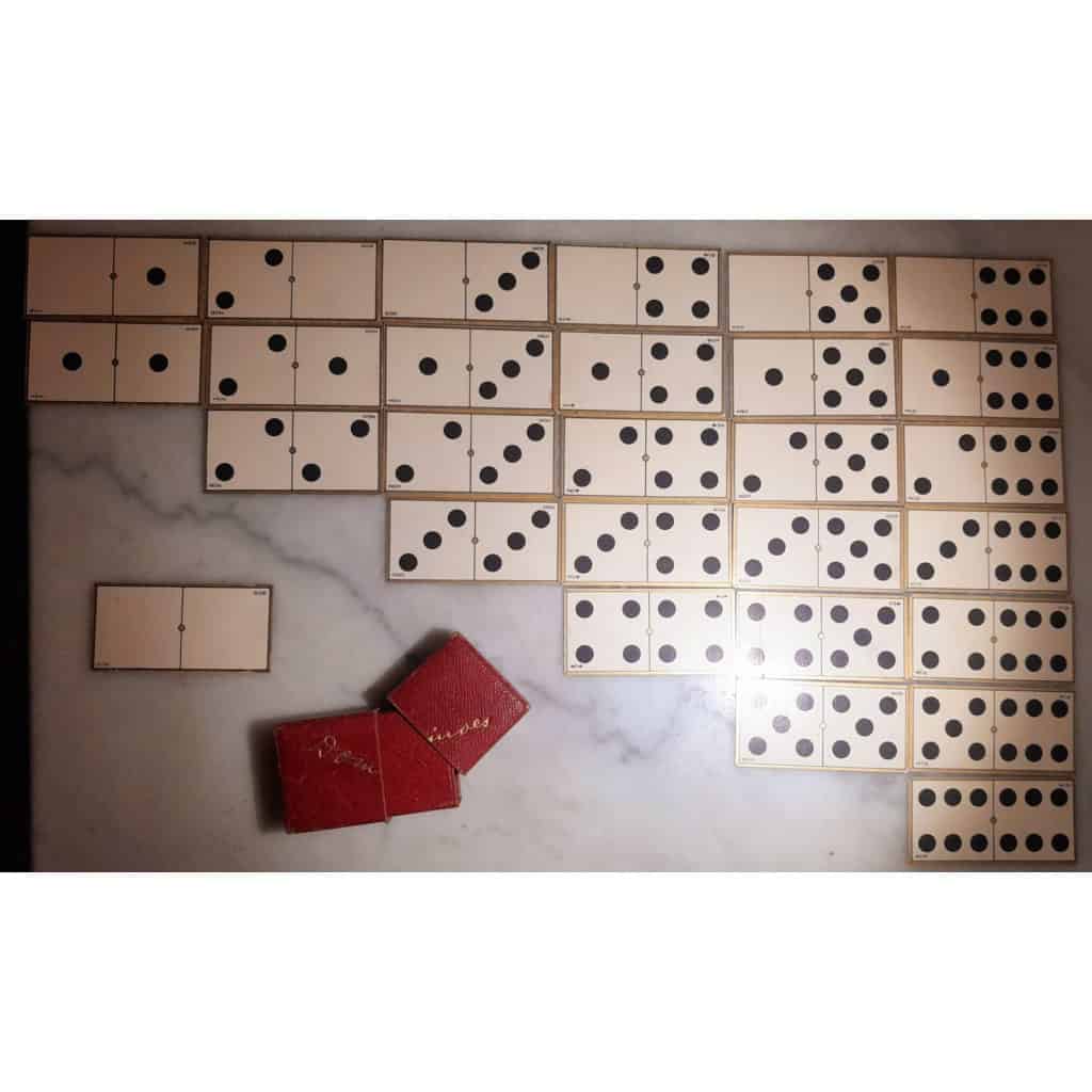 Dominos de voyage en papier, vers 1900, édités à Paris 9