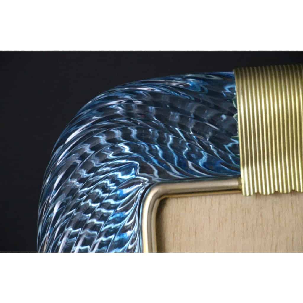 cadre en verre de Murano bleu ciel 13