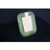 Cadre photo en verre de Murano vert olive 29