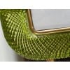 Cadre photo verre de Murano jaune-vert 17