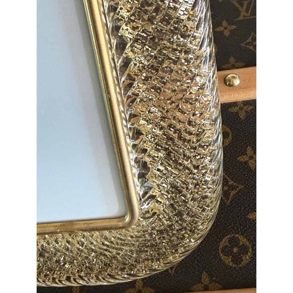 Cadre photo en verre de Murano doré 5 Cadre photo en verre de Murano doré 5