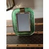 Cadre photo en verre de Murano vert olive 21