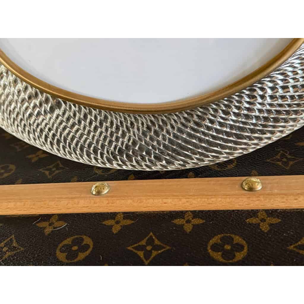 Cadre photo verre de Murano ovale couleur cristal horizontal 7 Cadre photo verre de Murano ovale couleur cristal horizontal 7