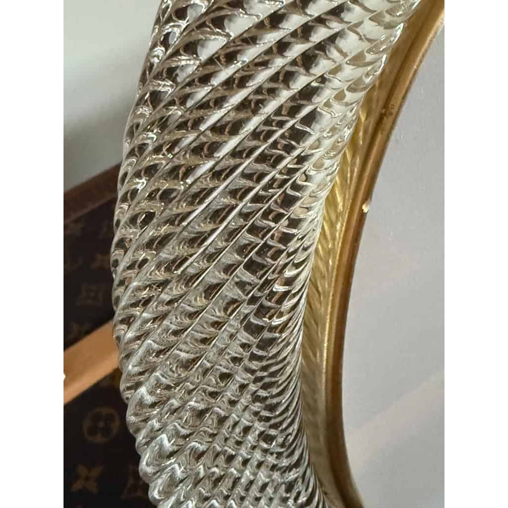 Cadre photo verre de Murano ovale couleur cristal vertical 8 Cadre photo verre de Murano ovale couleur cristal vertical 8