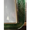 Cadre photo en verre de Murano vert olive 23