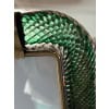 Cadre photo en verre de Murano vert olive 24