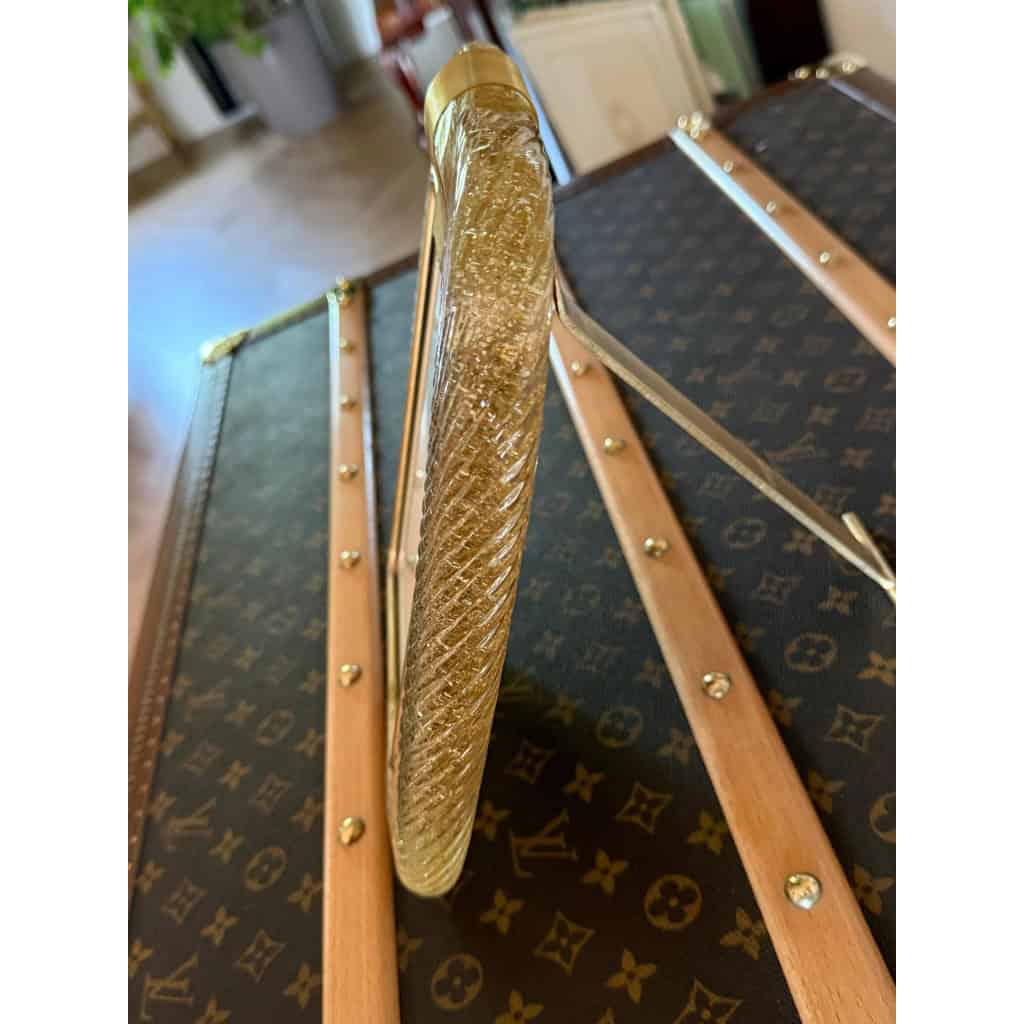 Cadre photo en verre de Murano doré 10 Cadre photo en verre de Murano doré 10