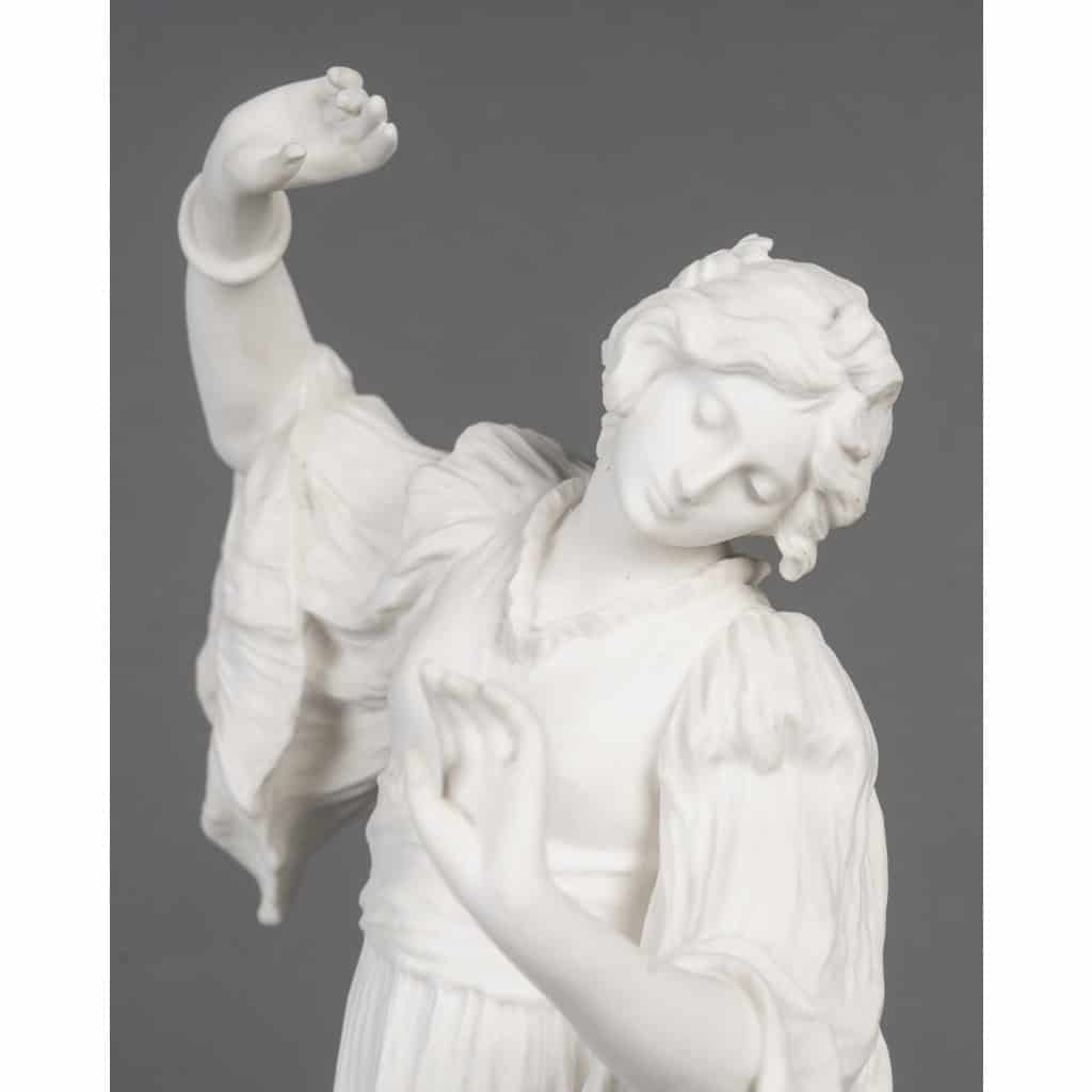Agathon Léonard et Sèvres – Sculpture Statuette Danseuse avec Bracelet Porcelaine 7