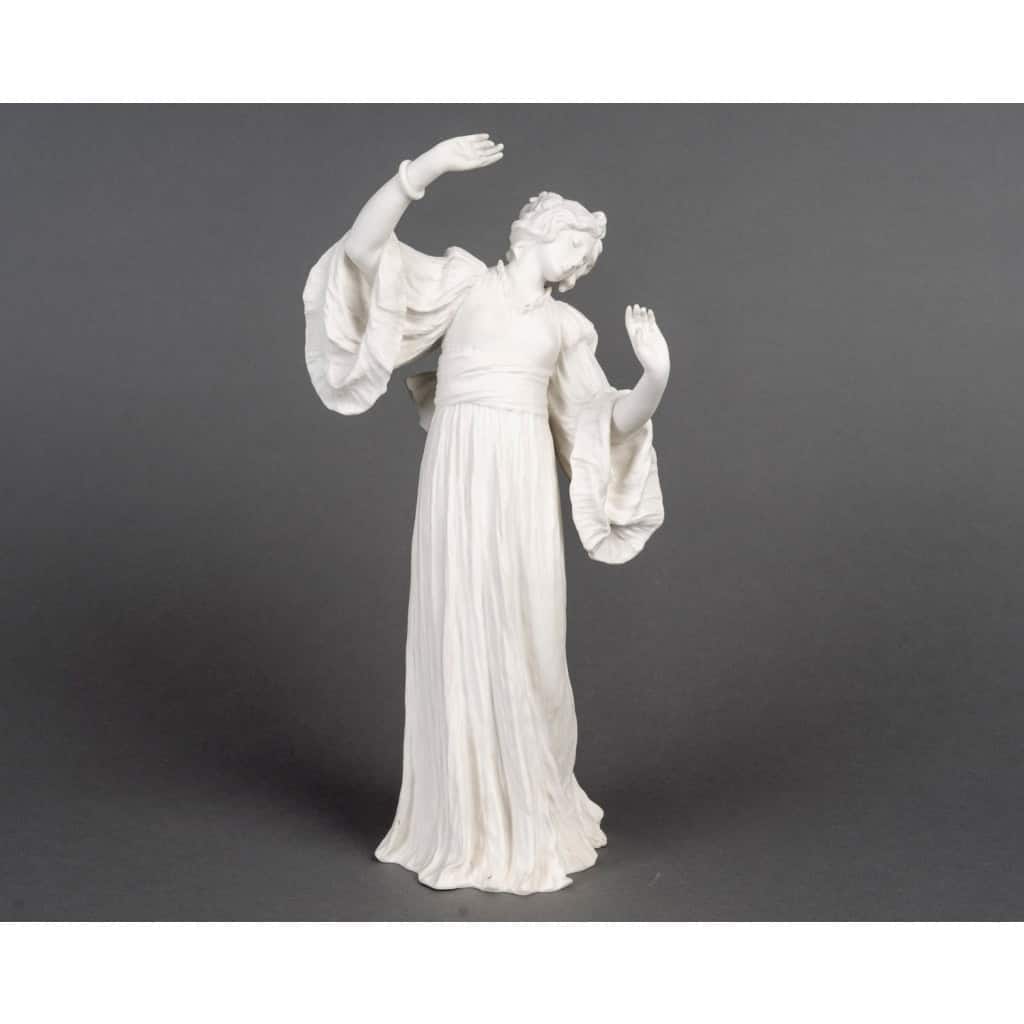 Agathon Léonard et Sèvres – Sculpture Statuette Danseuse avec Bracelet Porcelaine 4